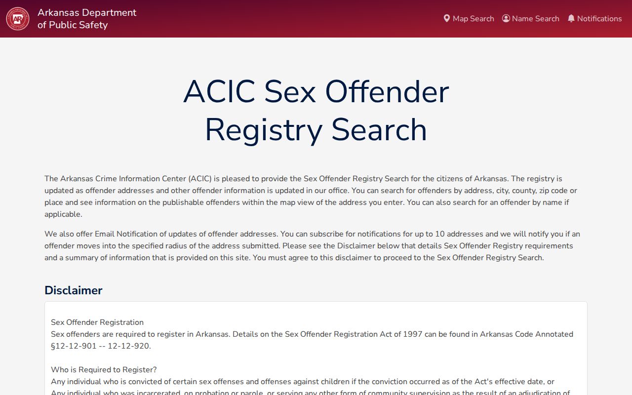 Cabot people search Arkansas public offender registry
